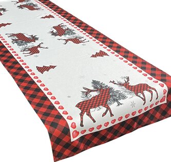 Vánoční ubrus - běhoun na stůl JENIFER 40x140 cm Mybesthome