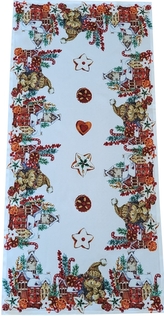 Vánoční ubrus - běhoun na stůl CHRISTMAS FRIEND 40x85 cm Mybesthome