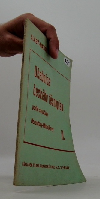 Učebnice českého těsnopisu podle soustavy Heroutovy-Mikulíkovy.