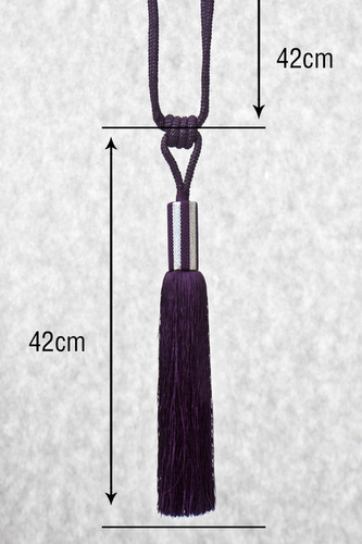 Dekorační ozdobný úvaz - šňůra na záclony a závěsy CHLOE 42 cm Mybesthome