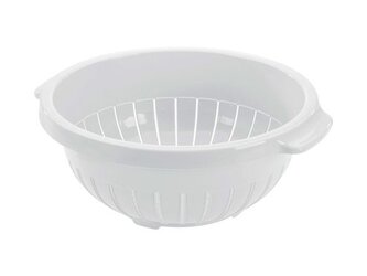 cedník d27x11cm, stojící, bílý, plast