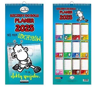 Kalendarz 2025 ścienny planer Trendy