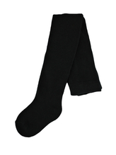 NOVITI RB001-U-02 Rajstopy bawełna gładkie czarne 128/134