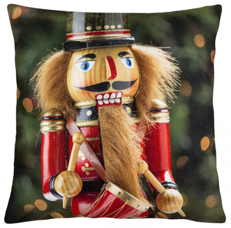 Vánoční polštář LOUSKÁČEK VI. 40x40 cm Mybesthome