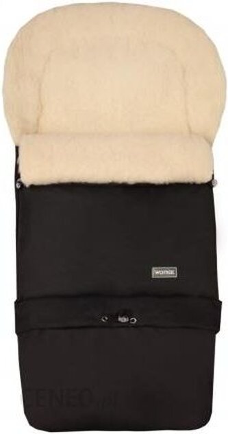 WOMAR S20 SLEEP&GROW Śpiwór do wózka multi arctic wełna naturalna czarny