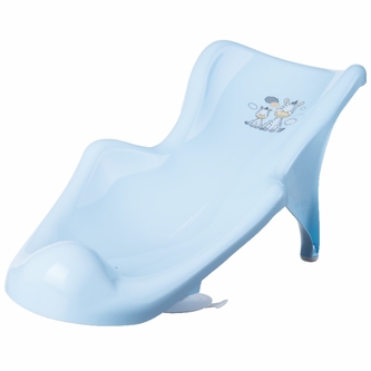 MALTEX Fotelik do kąpieli Zebra jasny niebieski