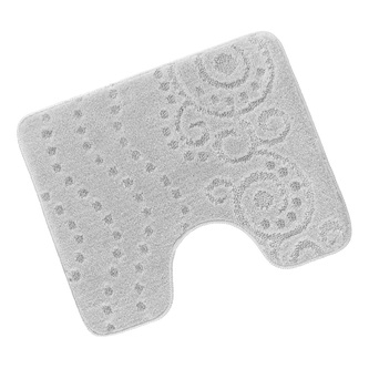 BANY 60x50 cm - s výkrojem - Ornament světle šedá