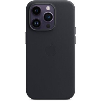MPPM3FE/A Apple Kožený Kryt vč. MagSafe pro iPhone 14 Pro Max Midnight (Pošk. Balení)