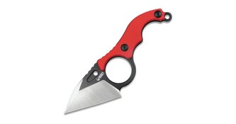 Kubey KU166D Hippocam Red zberateľský nôž 6 cm, červená, G10, puzdro Kydex so sponou