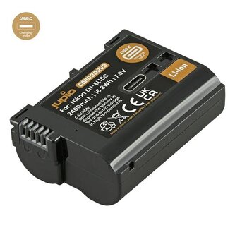 Baterie Jupio EN-EL15C *ULTRA C* 2400 mAh s USB-C vstupem pro nabíjení