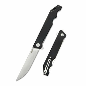 Kubey KU253A Pylades Black vreckový nôž 11,8 cm, čierna, G10, spona