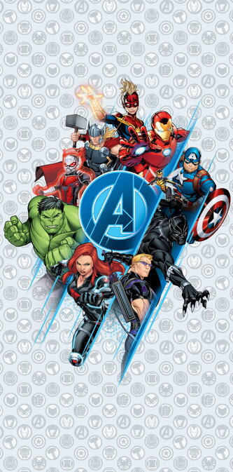 Ręcznik plażowy / kąpielowy 70 x 140 cm  Avengers Ręcznik plażowy / kąpielowy 70 x 140 cm  Avengers