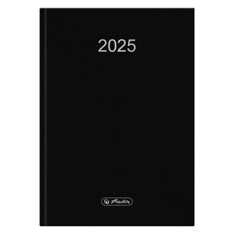 Kalendarz 2025 A5 dzienny Szefa czarny HERLITZ