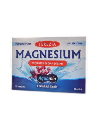 Terezia - Magnesium aquamin rozpustný nápoj v prášku 30 sáčků