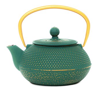 Čajová konvice | ANDREAS | litinová zelená | 848198 Homla