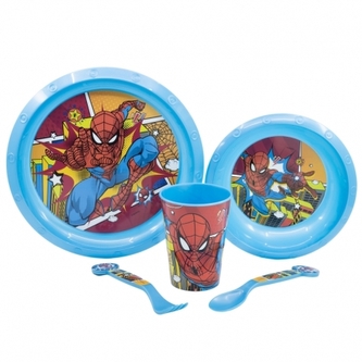 Zestaw naczyń 5 elementów Spiderman