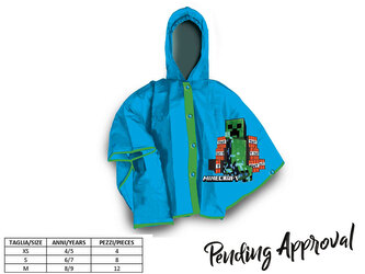 Płaszcz przeciwdeszczowy Minecraft