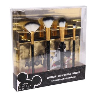 Zestaw pędzli i kosmetyczka Myszka Mickey