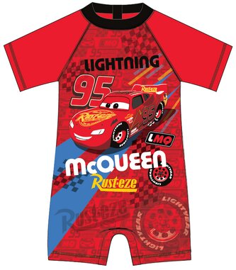 Chłopięcy kombinezon kąpielowy Auta
