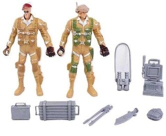 Zestaw żołnierzy z akcesoriami