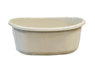 OVÁLNÁ MÍSA 12 L S UŠIMA KOUŘOVĚ BÍLÁ - JAG