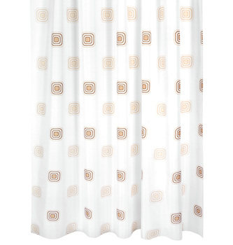 Koupelnové závěsy - Čtverec béžová - 180x200 cm