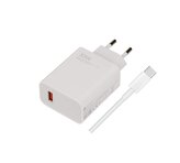 Xiaomi MDY-11-EZ USB-A 33W Cestovní Nabíječka + USB-C kabel White (Bulk) (Poškrábané)
