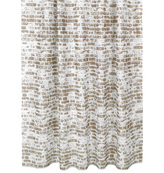 Koupelnové závěsy - Zeď hnědá - 180x200 cm