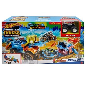 Sada Hot Wheels Monster Truck Fire Crash