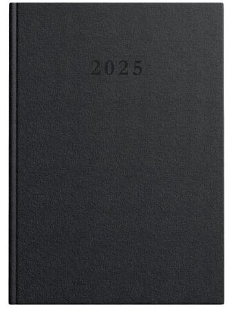 Kalendarz 2025 książkowy A4 Standard DTP czarny