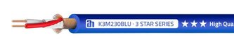 K3M230BLU Adam Hall mikrofonní kabel
