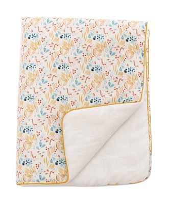 MOULIN ROTY Giraffe baby quilt Sous mon baobab