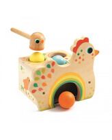 DJECO Duhová slepička se zatloukáním