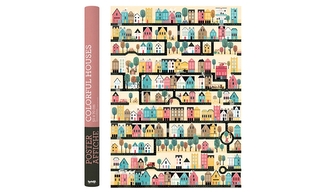 LONDJI Plakát - Barevné domečky