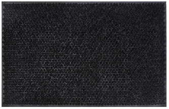 Gumová rohožka - předložka RUBBER GRASS černá 40x60 cm Mybesthome