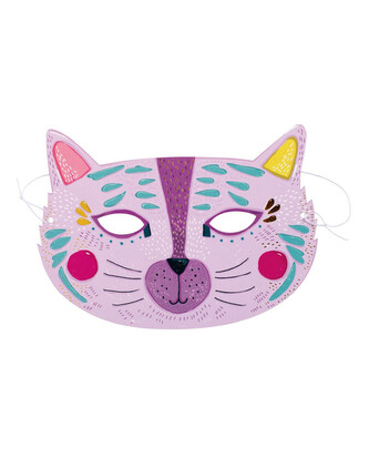 MOULIN ROTY Sada 6 karnevalových masek něžná zvířátka