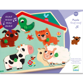 DJECO Vkládací puzzle Domací zvířátka