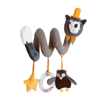 MOULIN ROTY Interaktivní hračka spirála s kocourkem