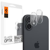 Spigen Glass tR Optik 2 Pack, crystal clear - iPhone 16/16 Plus