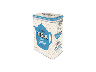 Nekupto Plechová dóza s klipem Tea Time NA31109
