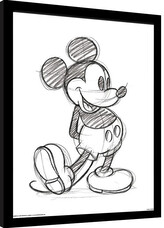 Obraz na zeď - Myšák Mickey (Mickey Mouse) - Sketched Single, 30 × 40 cm