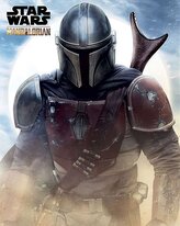 Plakát Star Wars|Hvězdné války: TV seriál The Mandalorian V písku (40 x 50 cm)