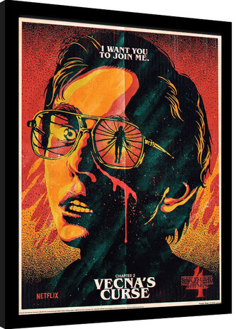 Obraz na zeď - Stranger Things 4 - Vecna‘s Curse, 30 × 40 cm