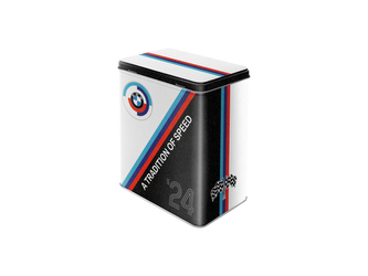 Nekupto Plechová dóza L BMW A Tradition of Speed NA30154