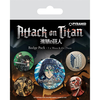 Plackový set Attack on Titan: Season 4 - Icons
