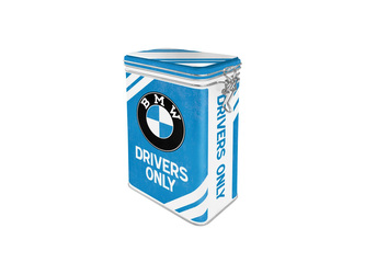 Nekupto Plechová dóza s klipem BMW Drivers Only NA31111