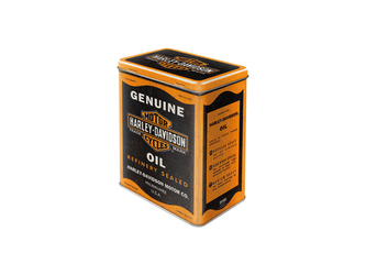 Nekupto Plechová dóza L Harley Davidson - Genuine oil NA30164