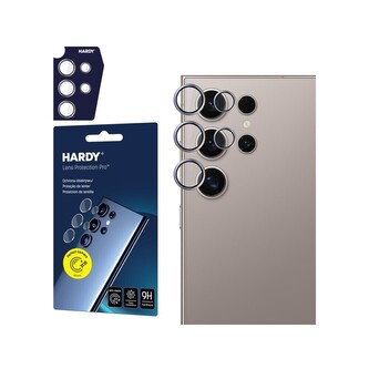 3mk Hardy Lens Protection skla na fotoaparát Pro Samsung Galaxy S24 Ultra šedá