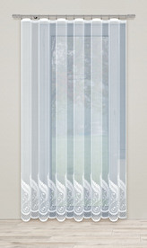 Dekorační žakárová záclona s řasící páskou YUKO 230 bílá 200x230 cm MyBestHome