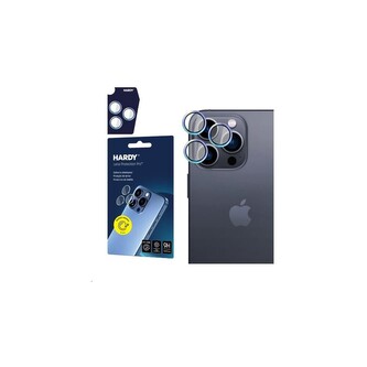 3mk Hardy Lens Protection skla na fotoaparát Pro Apple iPhone 15 Pro Max duhová